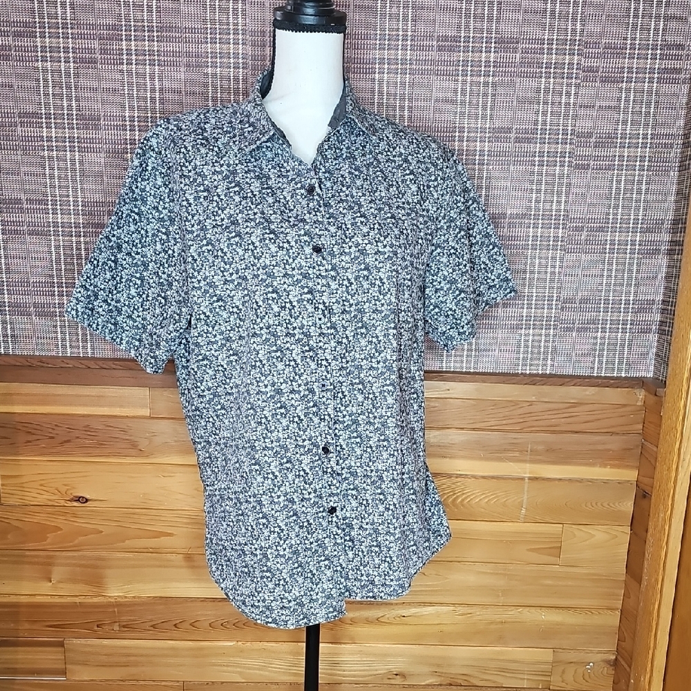 Beverly Hills Polo Club Monochrome Patterned Shirt
